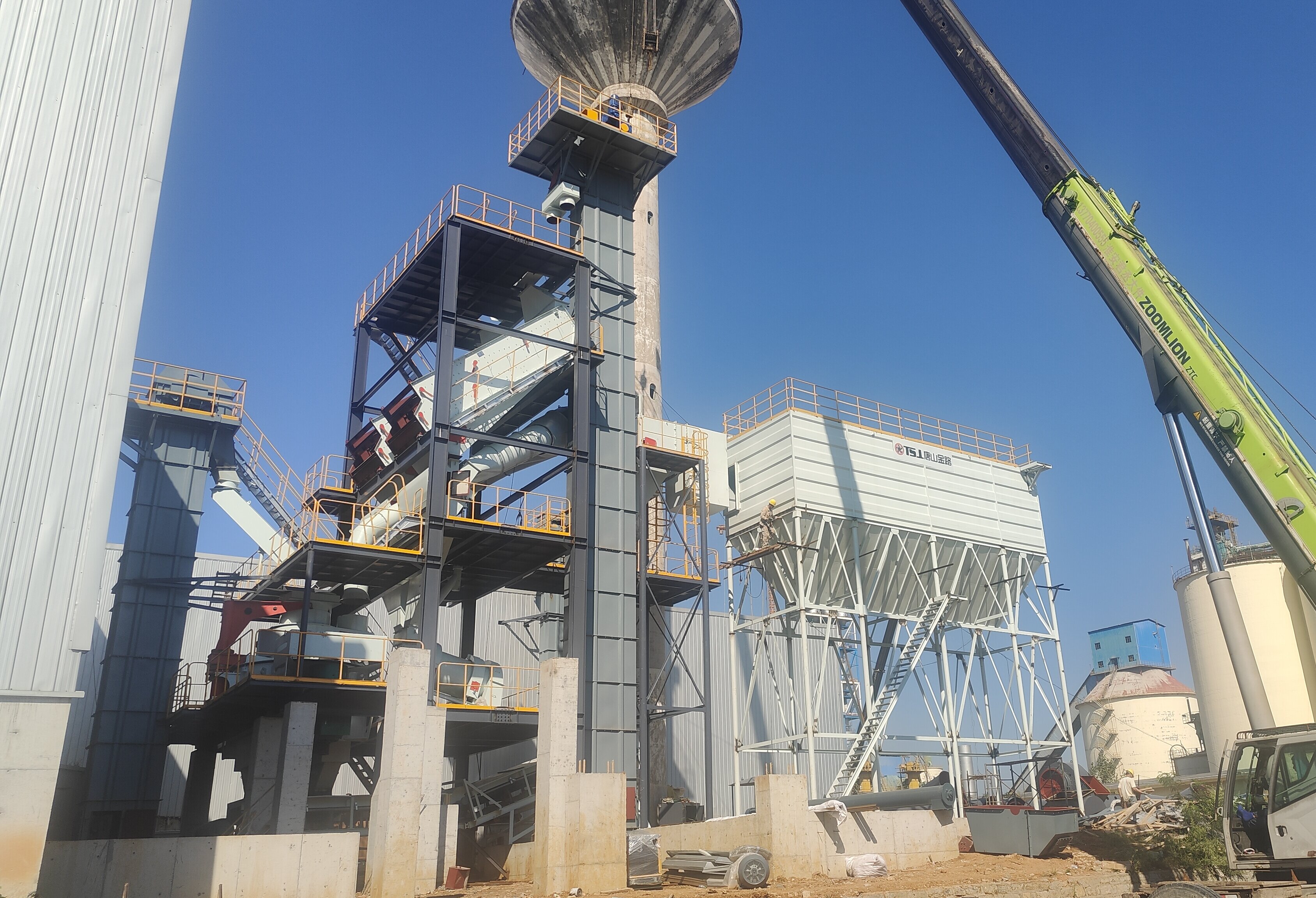 制砂樓石粉制砂：先篩后破，從源頭降低主機(jī)能耗